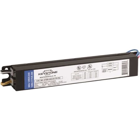 KEYSTONE TECHNOLOGIES 40-Watt 2-Lamp T12 4 ft. Rapid Start Electronic Fluorescent Replacement Ballast KTEB-240-UV-TP-PIC